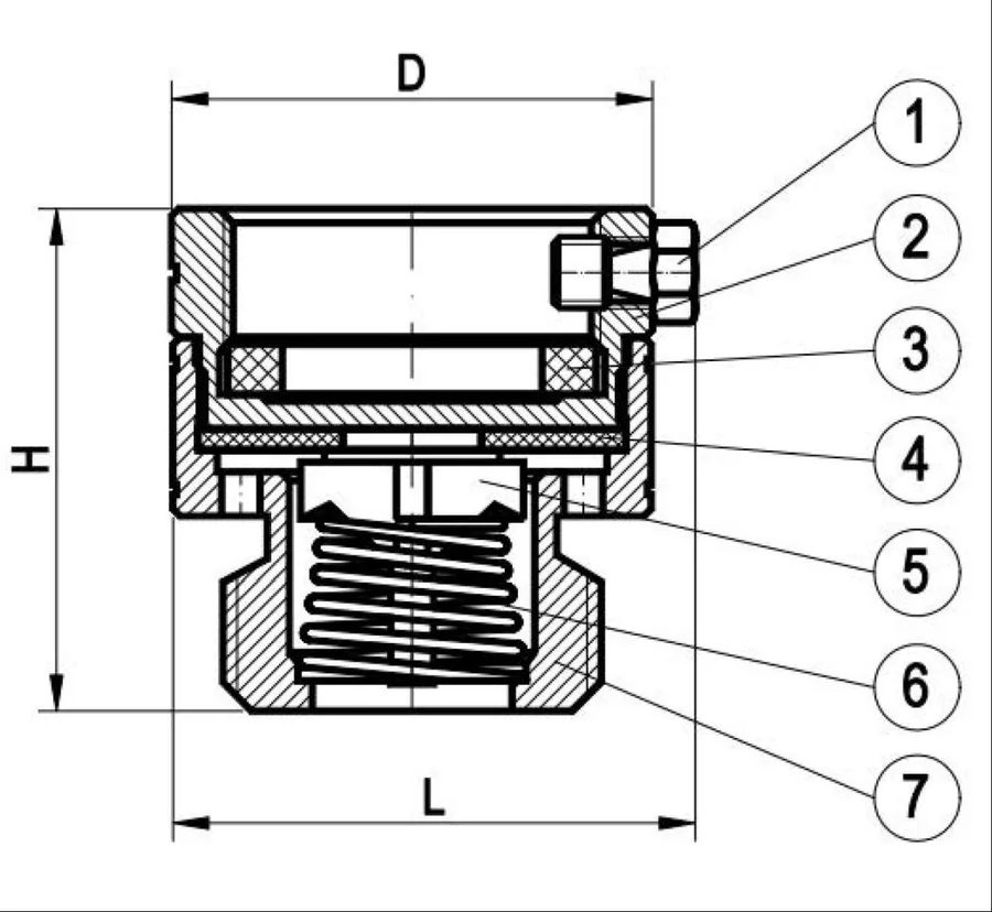 Exploded diagram of Hose Connection Vacuum Breaker